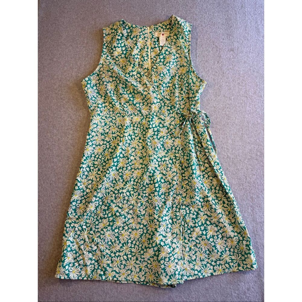 VTG 90’s compagnie international express floral wrap boho dress 11
